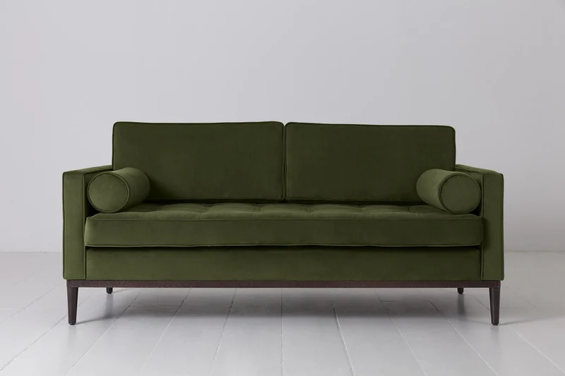 Zweisitzer-Sofa Model 02, Laubgrün