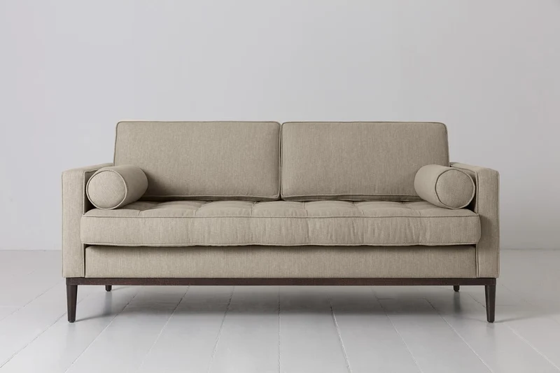 Zweisitzer-Sofa Model 02, Steingrau