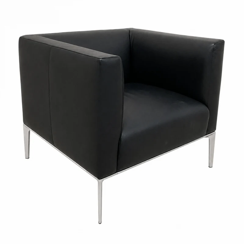Walter Knoll Jaan Sessel Leder schwarz