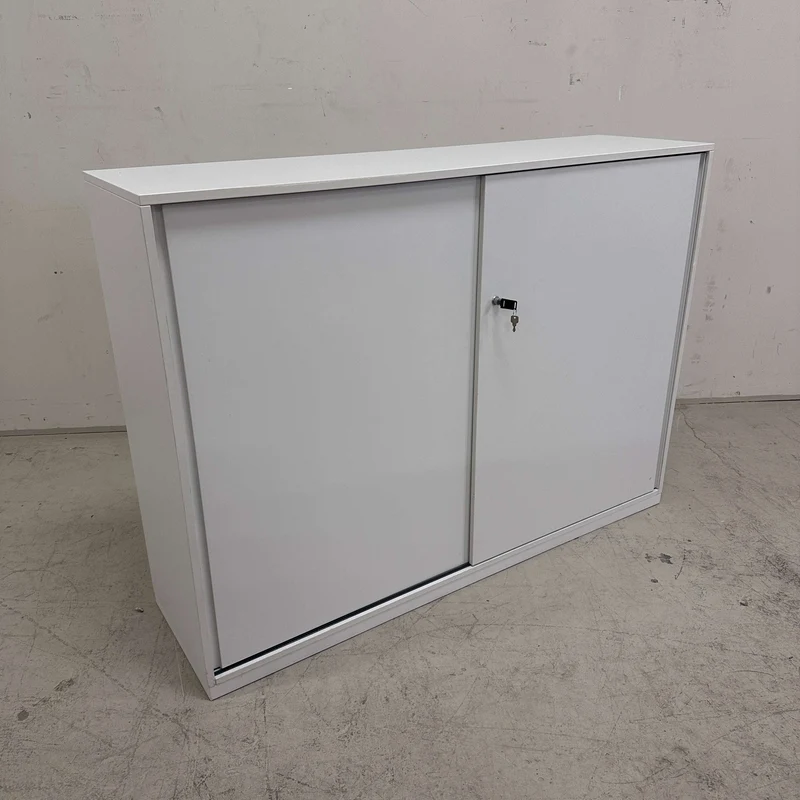 Steelcase Sideboard 3OH weiß