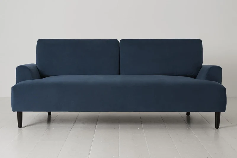 Dreisitzer-Sofa Model 05, Blaugrün