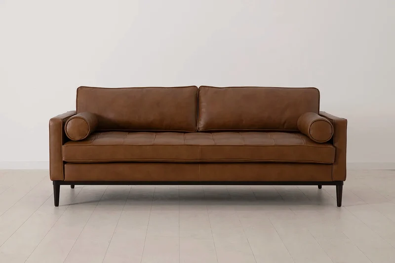 Dreisitzer-Sofa Model 02, Ahornbraun