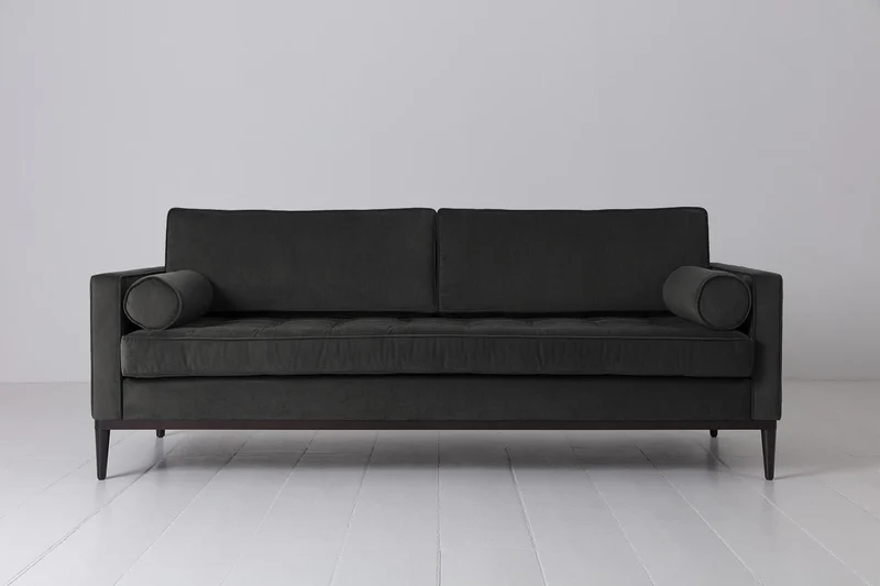 Dreisitzer-Sofa Model 02, Dunkelgrau