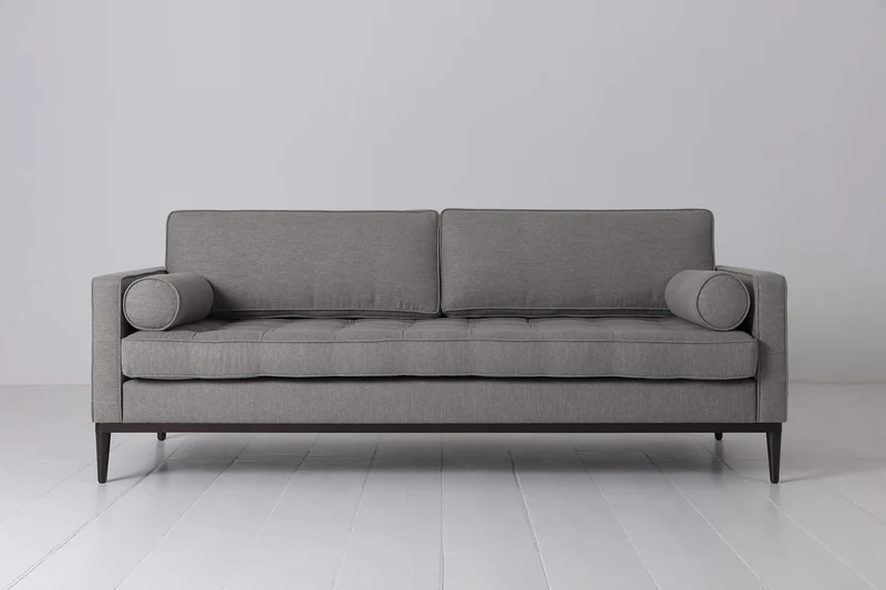 Dreisitzer-Sofa Model 02, Schattengrau