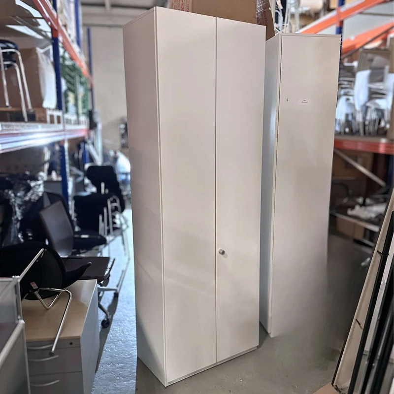 Steelcase Klapptürenschrank 6OH weiß