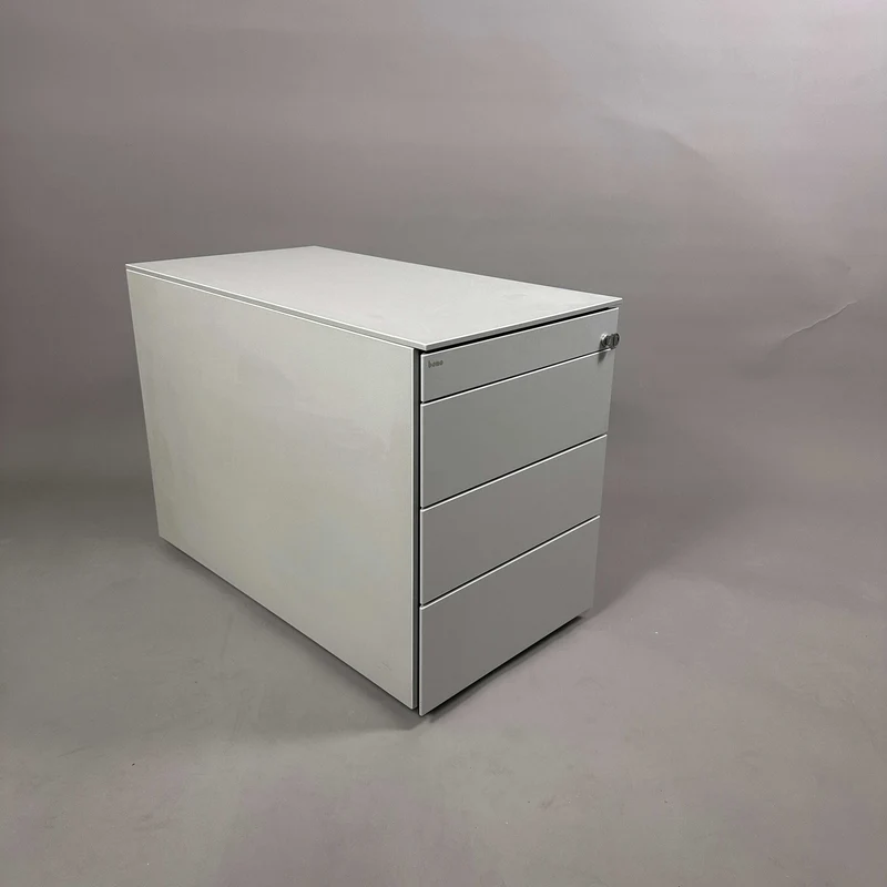 Bene Rollcontainer hellgrau 3 Schubladen
