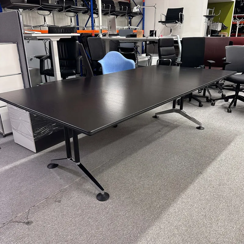 Wilkhahn Konferenztisch Logon schwarz 240x120 cm