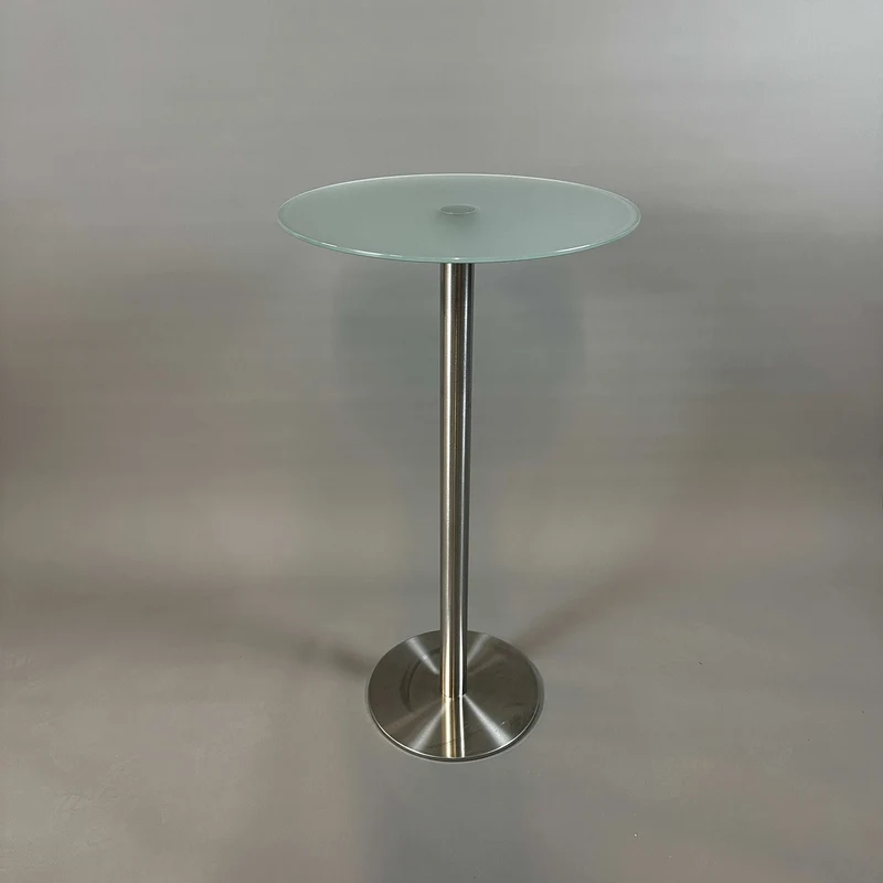 Parisotto Stehtisch Roma Alto Glas / Edelstahl