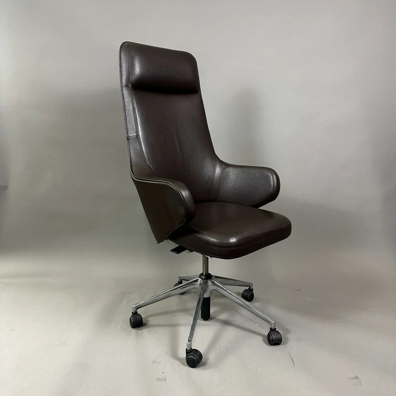 Vitra Grand Executive Highback Leder braun