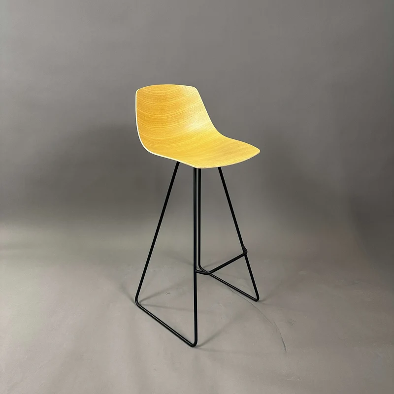 LaPalma miunn Barhocker Holz / schwarz