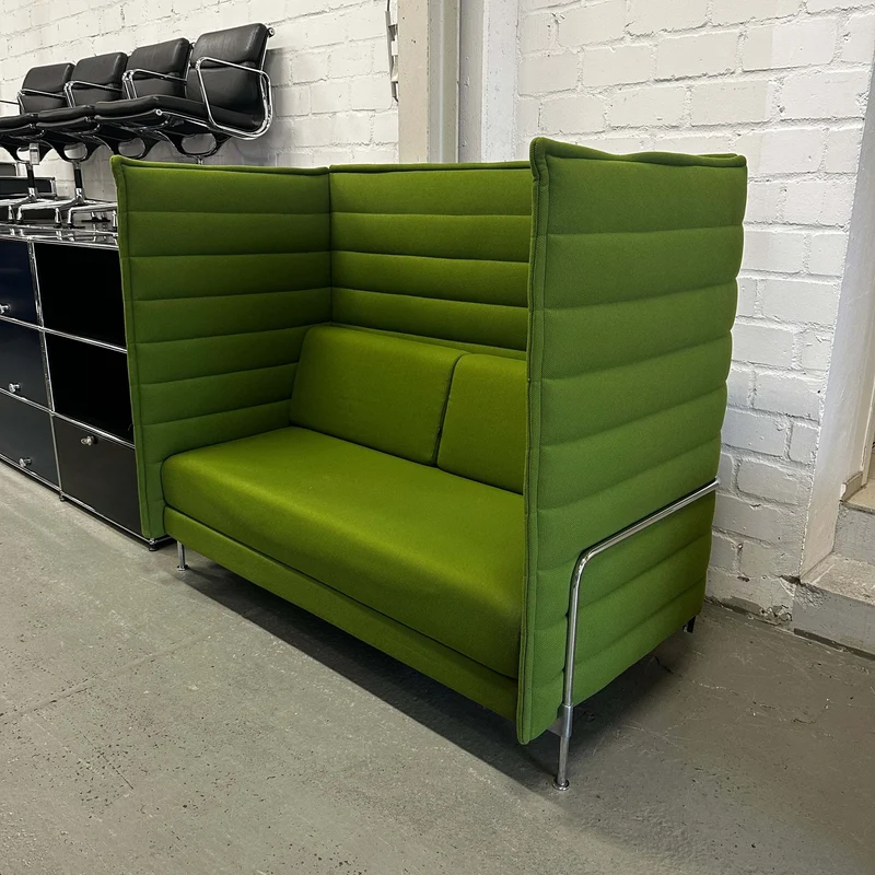 Vitra Alcove Highback grün 2 Sitzer