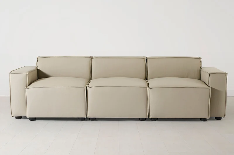 Dreisitzer-Sofa Model 03, Oyster