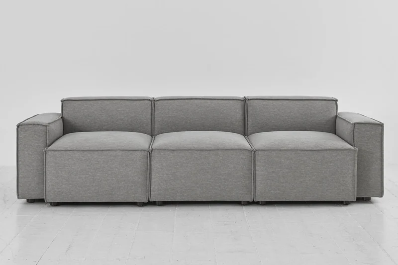 Dreisitzer-Sofa Model 03, Schattengrau