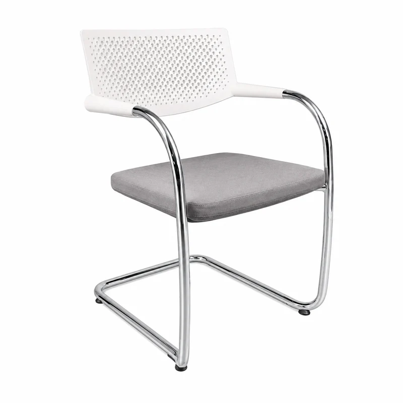 Vitra Visavis 2 grau/weiß