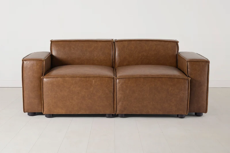 Zweisitzer-Sofa Model 03, Ahornbraun