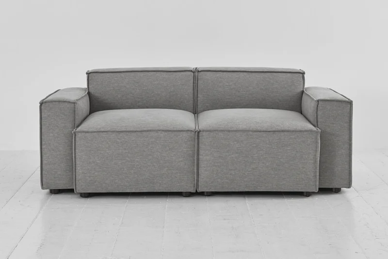 Zweisitzer-Sofa Model 03, Schattengrau