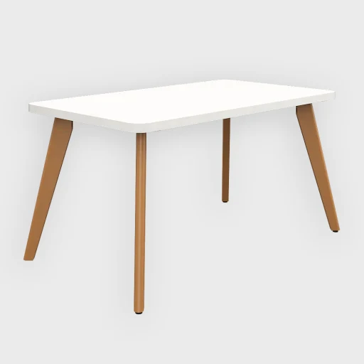 A_Wood Home Office Desk