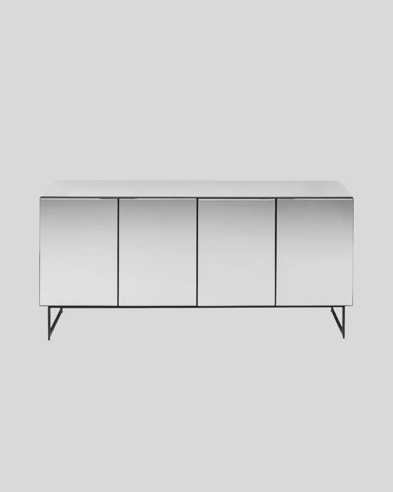 Sideboard Soran Schwarz 160x45cm