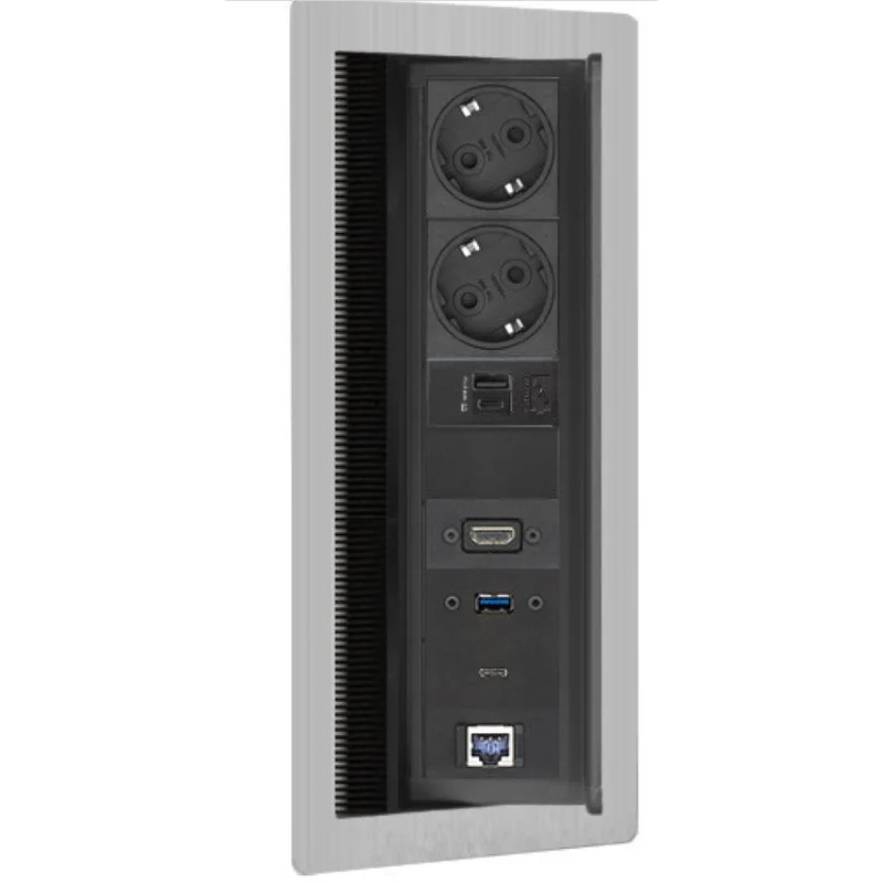 EVOline FlipTop Push Tischsteckdose (5Module)