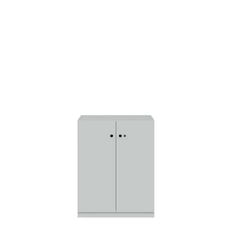 Flügeltürenschrank Pren | 2 Fachböden für 2,5 OH | H 1018 x B 800 x T 500mm