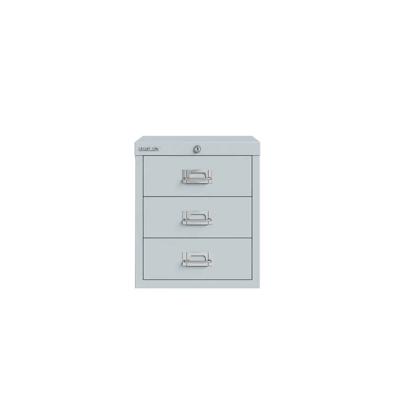 Bisley MultiDrawer™ |abschließbar, 3 Schubladen à H 87 mm, DIN A4