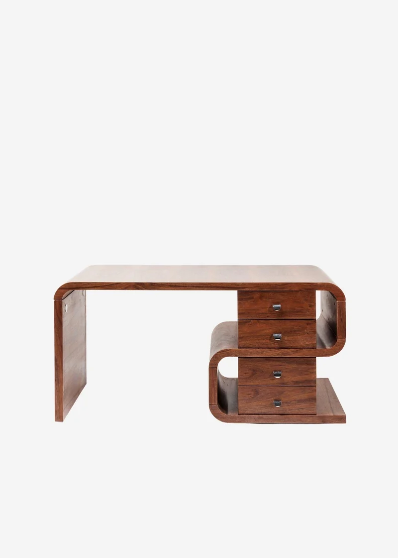 Schreibtisch Soft Snake Walnut 150x70cm