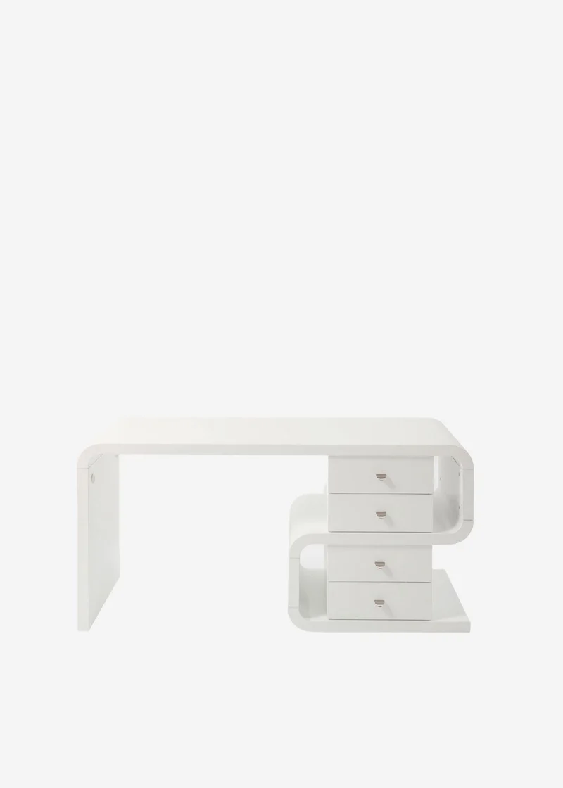 White Club Snake Schreibtisch