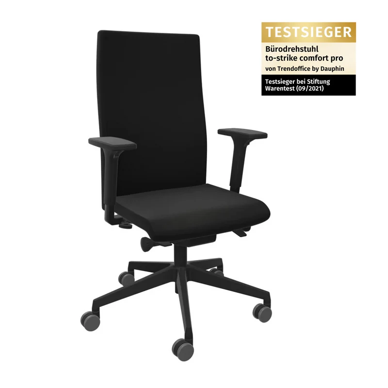 Trendoffice Bürostuhl to-strike work comfort pro mit hoher Rückenlehne