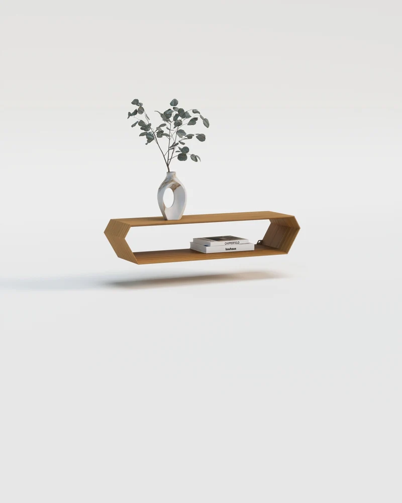 Wandregal aus Holz