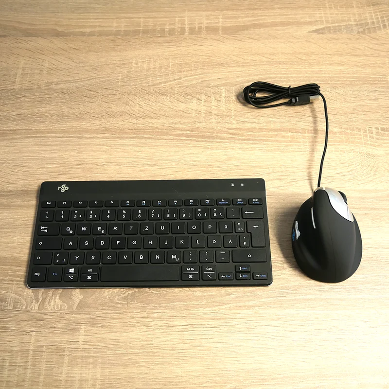 R-GO Kombi-Angebot - Compact Break Tastatur + HE Break Mouse im Set