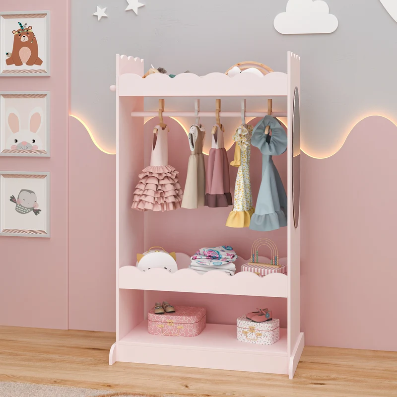 Kindergarderobe Vestnes mit Spiegel [en.casa]