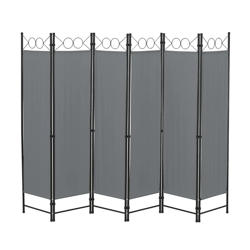 Raumteiler Saragossa 6-teilig 240x171 cm versch. Farben en.casa