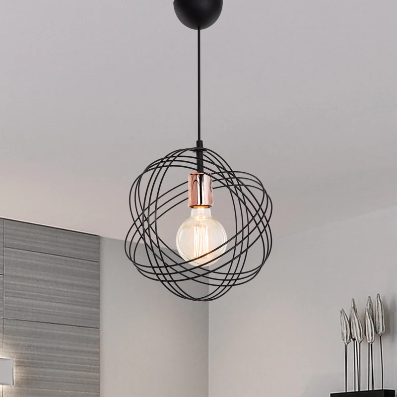 Hängeleuchte Hove E27 Metall in versch. Farben [lux.pro]