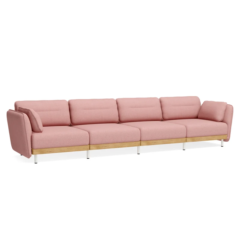Sofa Mio Soft 4-Sitzer Weiß