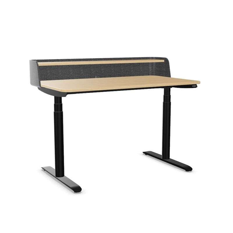 Sedus se:desk home Schreibtisch elektromotorisch höhenverstellbar - Eiche/schwarz