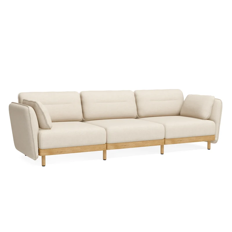 Sofa Mio Soft 3-Sitzer Eiche
