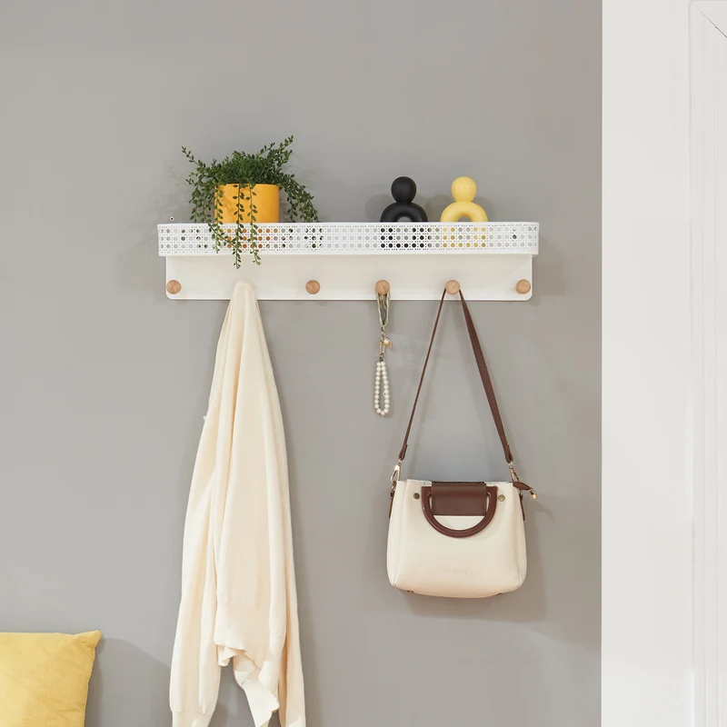 Wandgarderobe mit Ablage Jäller [en.casa]