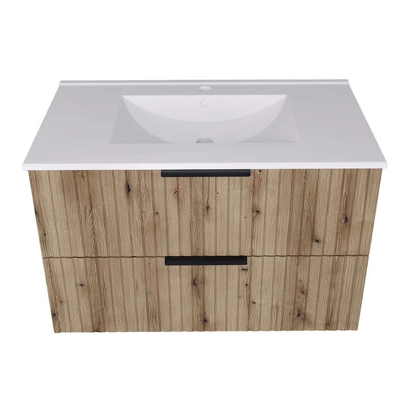 Waschtisch mit Waschbecken Veppenssan [en.casa]