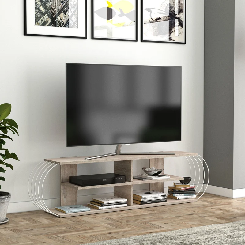 Fernsehtisch Robertsfors 180/172/160cm in versch. Farben [en.casa]