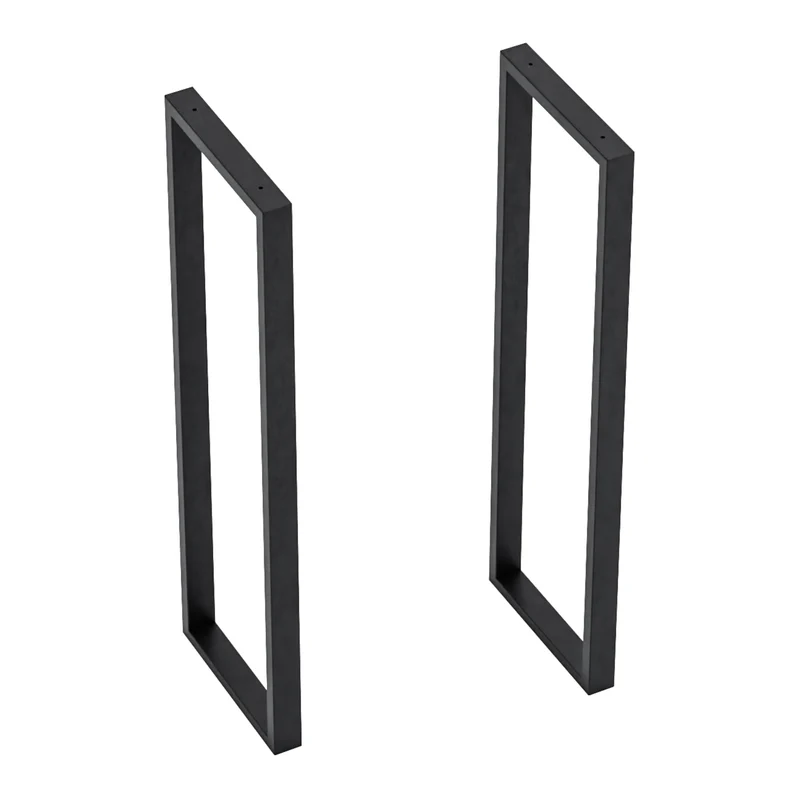 Tischgestell Kauniainen 2er Set Stahl 87x27 cm [en.casa]