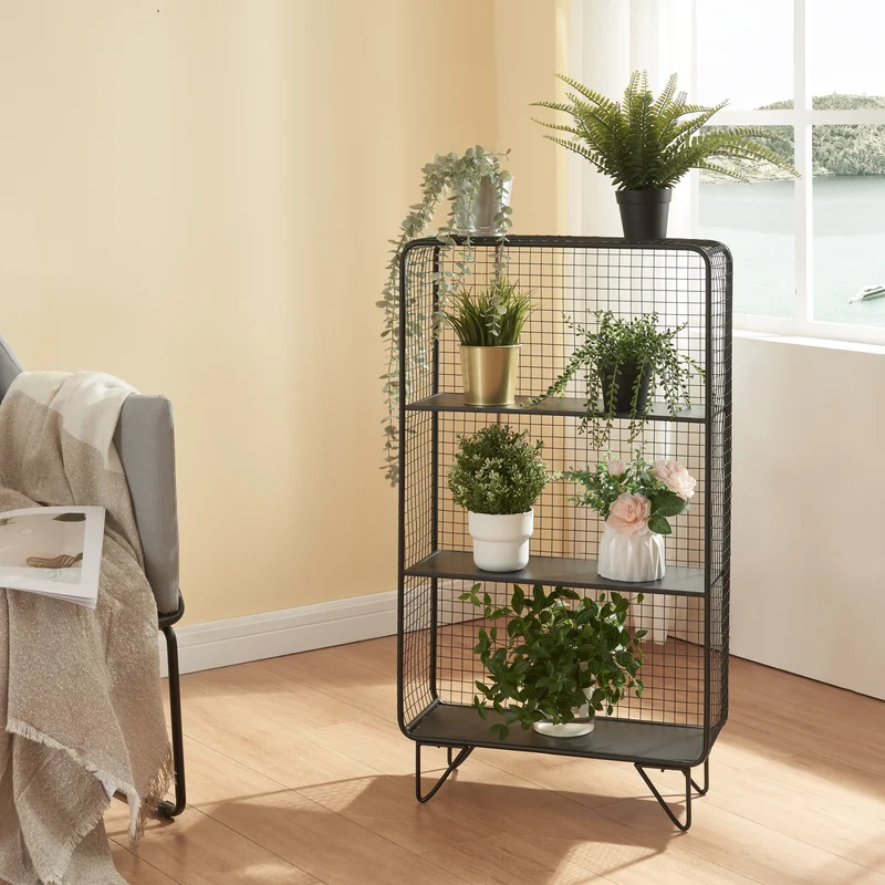 Standregal Volda Metall 90x50x19 cm [en.casa]