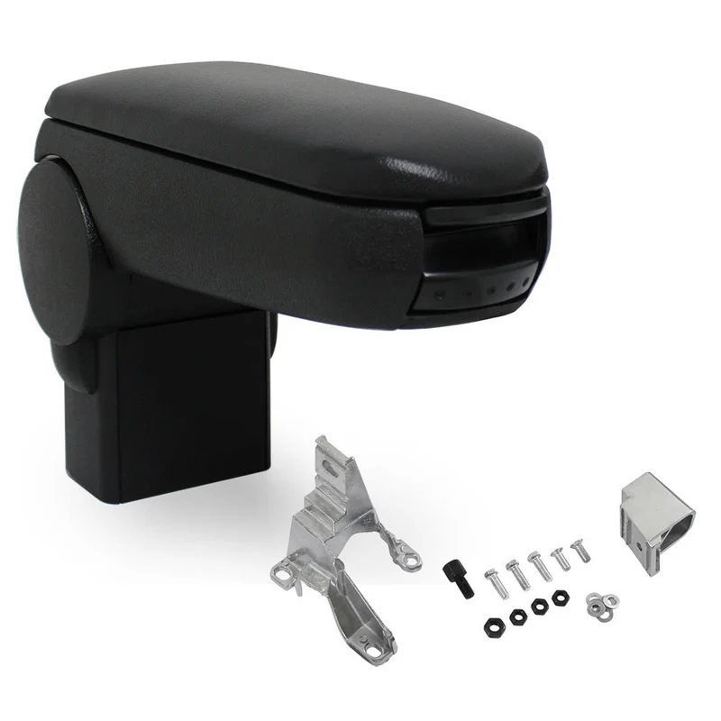 Mittelarmlehne VW Bora IV Beetle mit Staufach Kunstleder Schwarz pro.tec