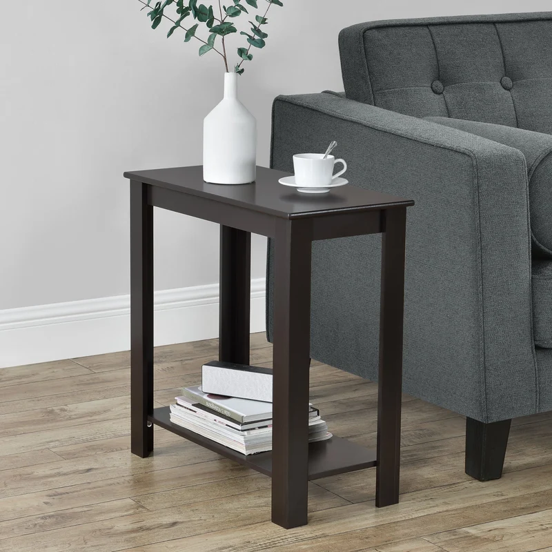 Beistelltisch Chur 60 x 30 x 61,3 cm braun en.casa