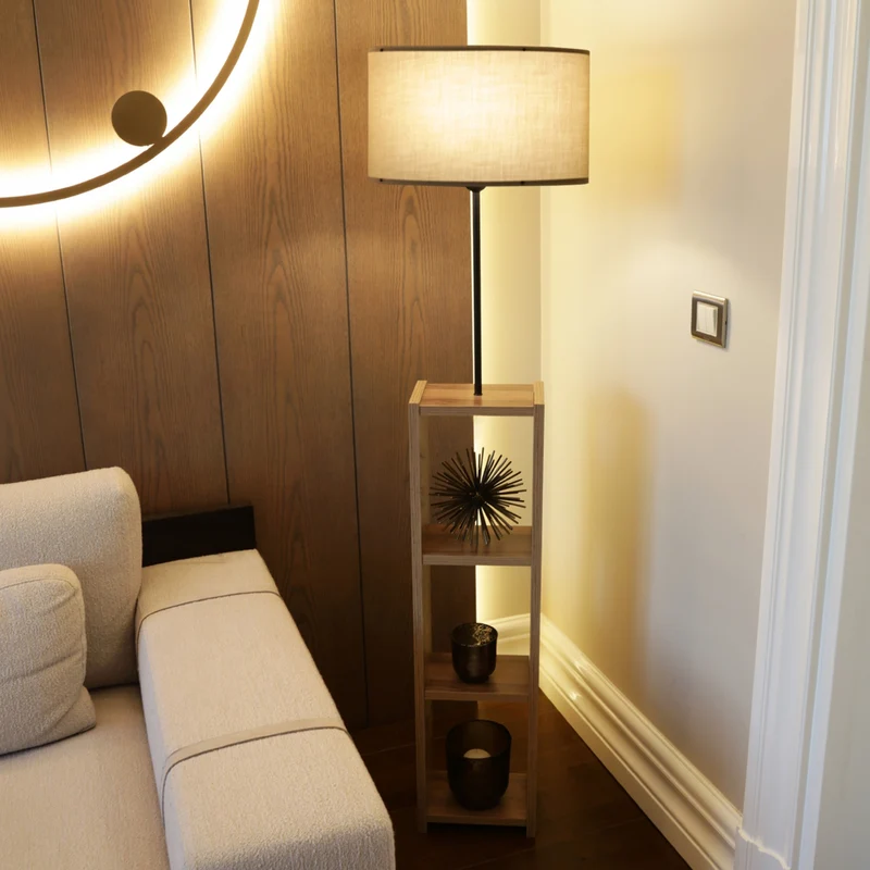 Stehleuchte Redditch Beige [lux.pro]