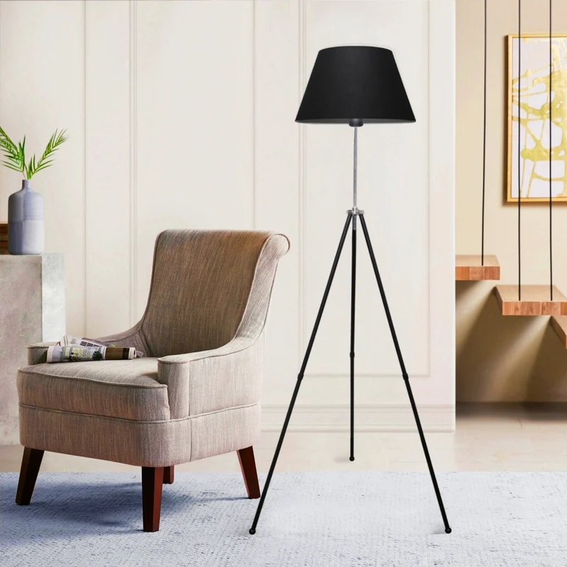 Stehleuchte Livingston Schwarz [lux.pro]