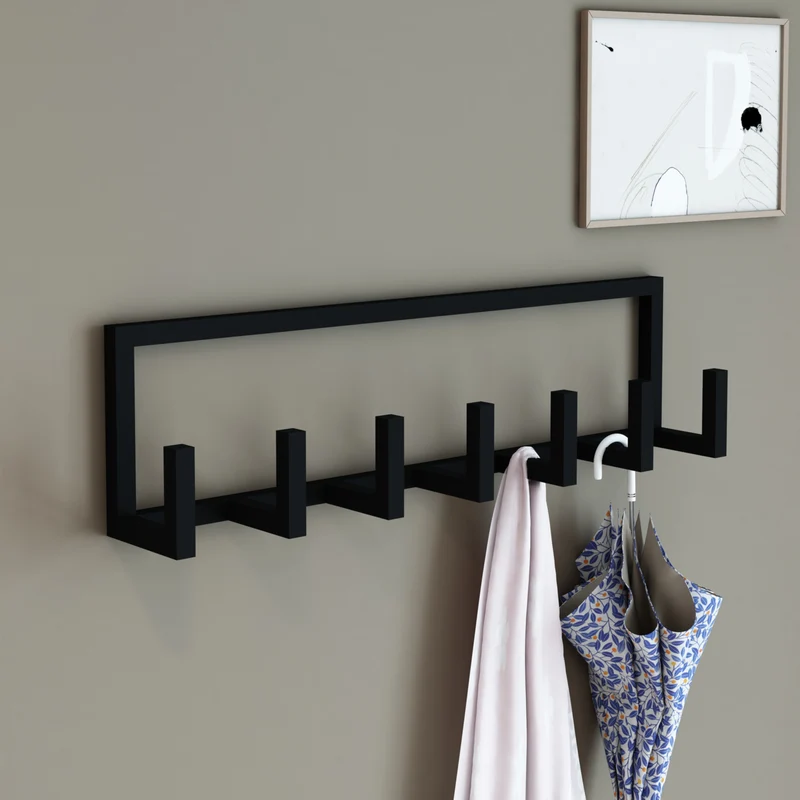 Wandgarderobe Lyngen 75x10x20 cm [en.casa]