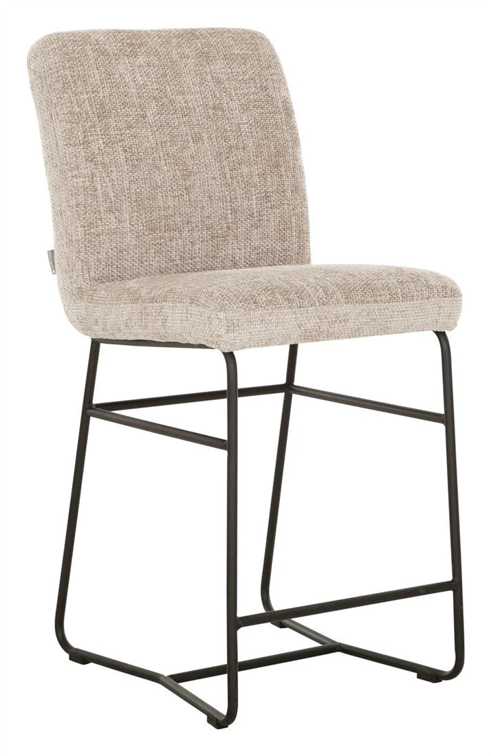 Barstuhl Zola, Glossy Sand