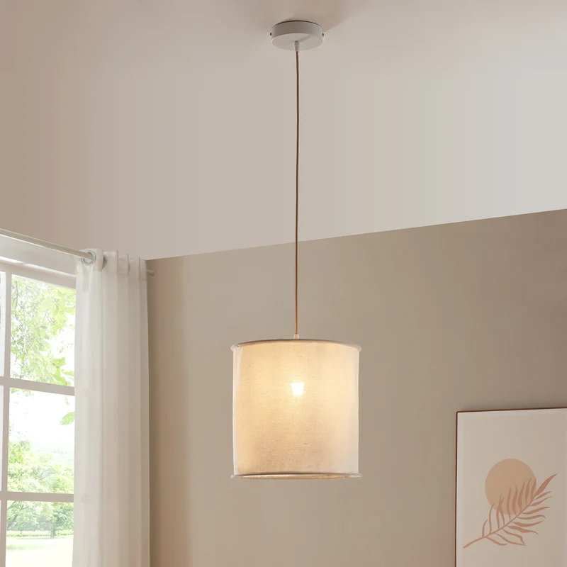 Hängeleuchte Buckley Weiß [lux.pro]