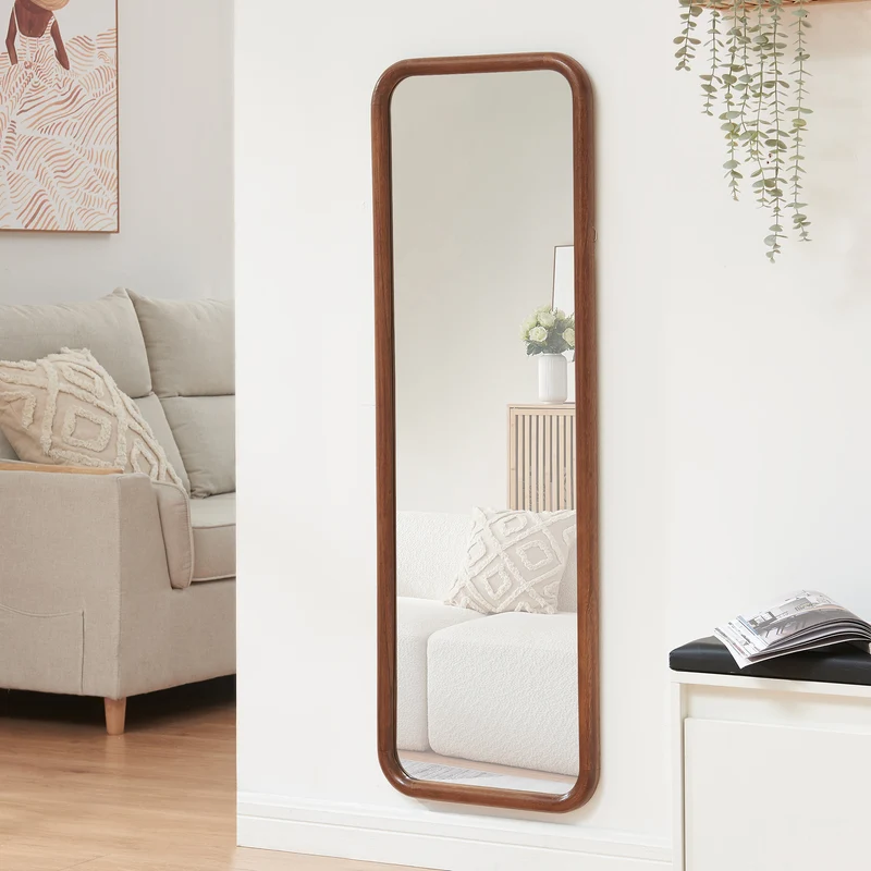 Wandspiegel Ristijarvi 120x40 cm Braun [en.casa]