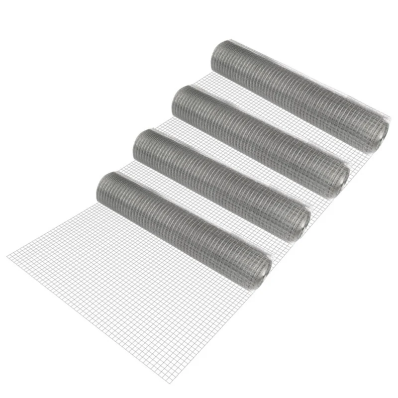 Maschendrahtzaun 1x25 m/Rolle Stahl verzinkt Grau pro.tec